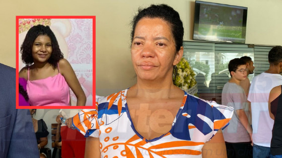 Sob forte comoção e indignada pelo assassinato horrendo ocorrido com a filha, Ana Paula disse que ela e a jovem eram inseparáveis.