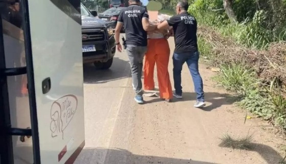 Jordélia Pereira foi presa nesta quinta-feira (17) como suspeita pelo crime