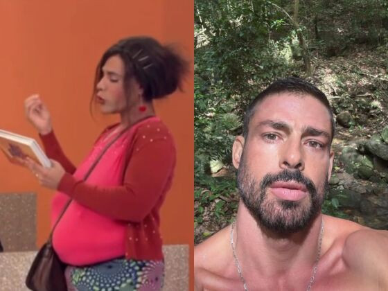 Cauã chegou a publicar uma foto tomando banho, o que gerou comentários de diversos internautas no post do galã.