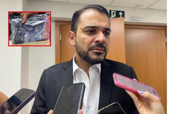 O delegado reforçou que essa é a primeira vez que encontrou esse tipo de armamento.