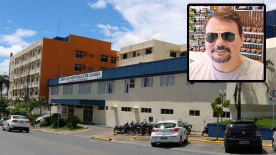 Marcelo estava internado há uns dias no Complexo Hospitalar Jardim Cuiabá