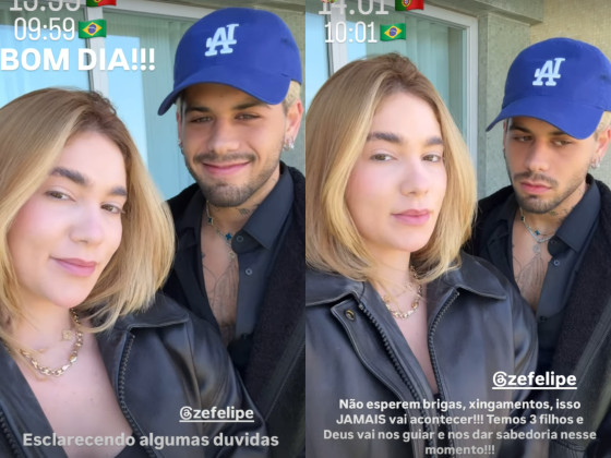 “Esclarecendo dúvidas”, foi assim que a apresentadora legendou os dois vídeo compartilhados no Instagram. “