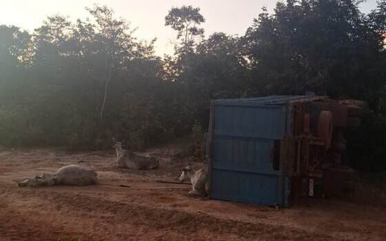 Acidente aconteceu na zona rural da cidade de Brasnorte