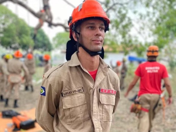 Lucas Peres morreu afogado em treinamento dos bombeiros em fevereiro de 2024
