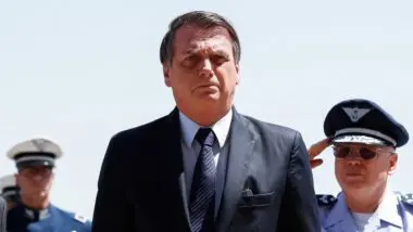 Jair Bolsonaro na FAB