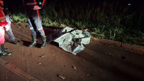 O acidente foi registrado na noite deste domingo (25), em Rondonópolis