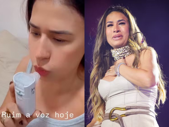 “Não sei se vocês estão percebendo, mas estou sem voz, a minha voz está rouca, falha.