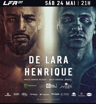 O combate principal do LFA será realizado neste sábado.