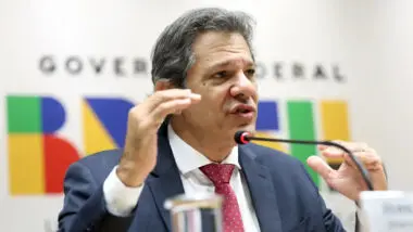 O ministro da Fazenda, Fernando Haddad: plano era elevar arrecadação anual do IOF em 60%.