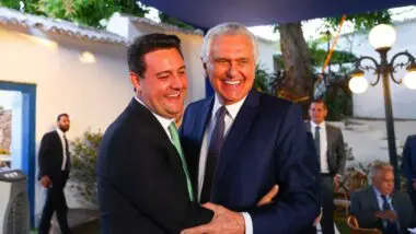 Governadores presidenciáveis Ratinho Junior e Ronaldo Caiado 2026