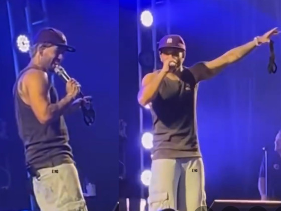 A cena rapidamente viralizou nas redes sociais e os fãs comentaram em uma página de notícias