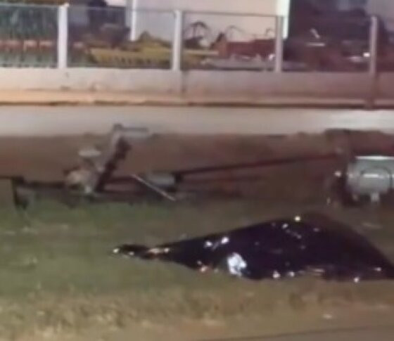 A vítima sofreu múltiplas fraturas