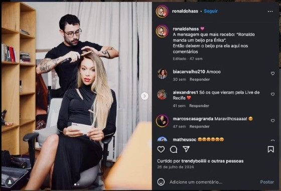 Erika Hilton (PSol-SP) contratou dois maquiadores como seus assessores