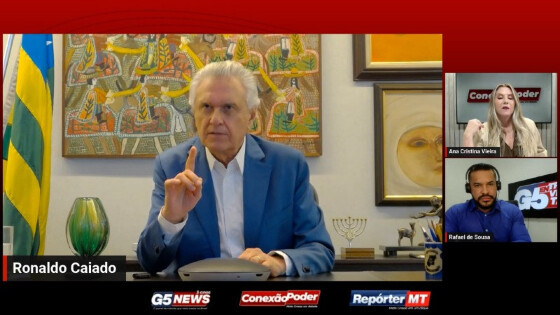O governador de Goiás, Ronaldo Caiado é cotado parra disputar as eleições presidenciais em 2026.