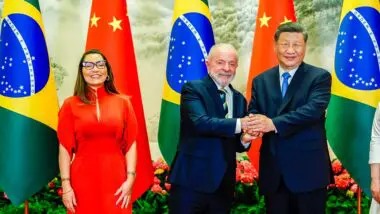 Janja e Lula na China