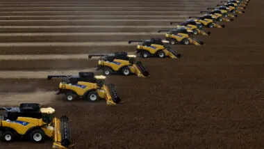 Colheita de soja em Correntina (BA): representantes do agronegócio dizem que taxação de LCA e RCA vai reduzir oferta de crédito ao setor.