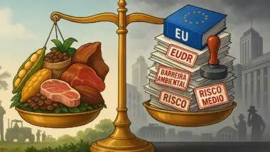 Protecionismo europeu usa pretexto ambiental para criar entraves às exportações do agro brasileiro.