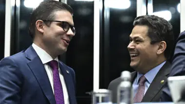 Congresso Hugo Motta Davi Alcolumbre