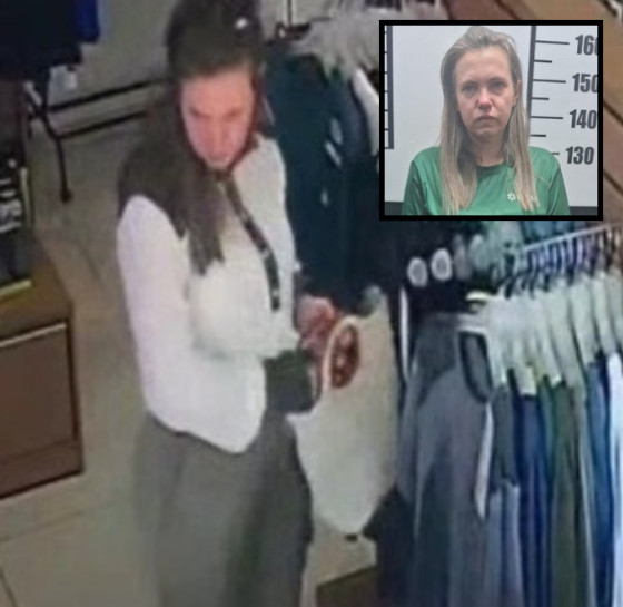 Andreia do Pelé furtou R$ 600 em roupas 