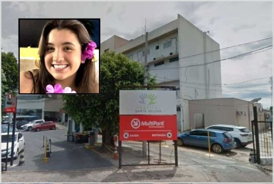 Ana Carolina fez cirurgia no Hospital Santa Helena, em Cuiabá.