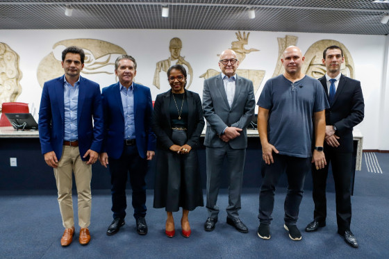 A reunião ocorreu na tarde desta quinta-feira (10) na sede do TRT-MT.