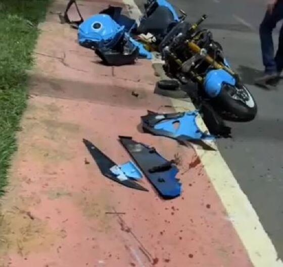 Uma equipe do Serviço de Atendimento Móvel de Urgência (Samu) foi acionada e encaminhou a vítima a uma unidade hospitalar