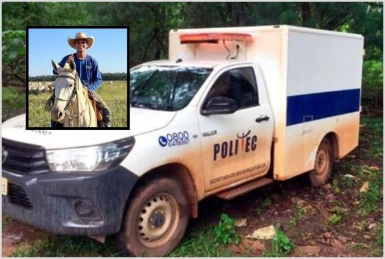 Denilson estava lavando uma pá carregadeira com o auxílio de uma bomba elétrica quando sofreu o acidente