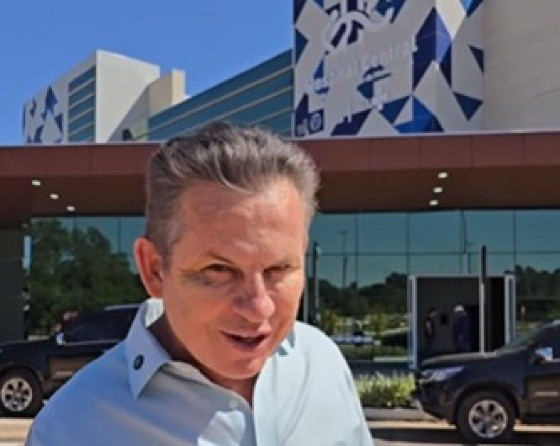 Governador Mauro Mendes vistoriou as obras do Hospital Central de Mato Grosso