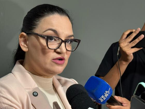 Primeira-dama é pré-candidata a deputada estadual em 2026.