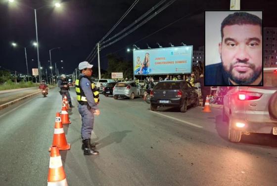 Homem tentou fugir de blitz na Carmindo de Campos