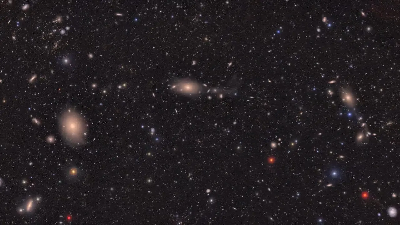 Freme de um vídeo capturado pelo Observatório Vera Rubin.