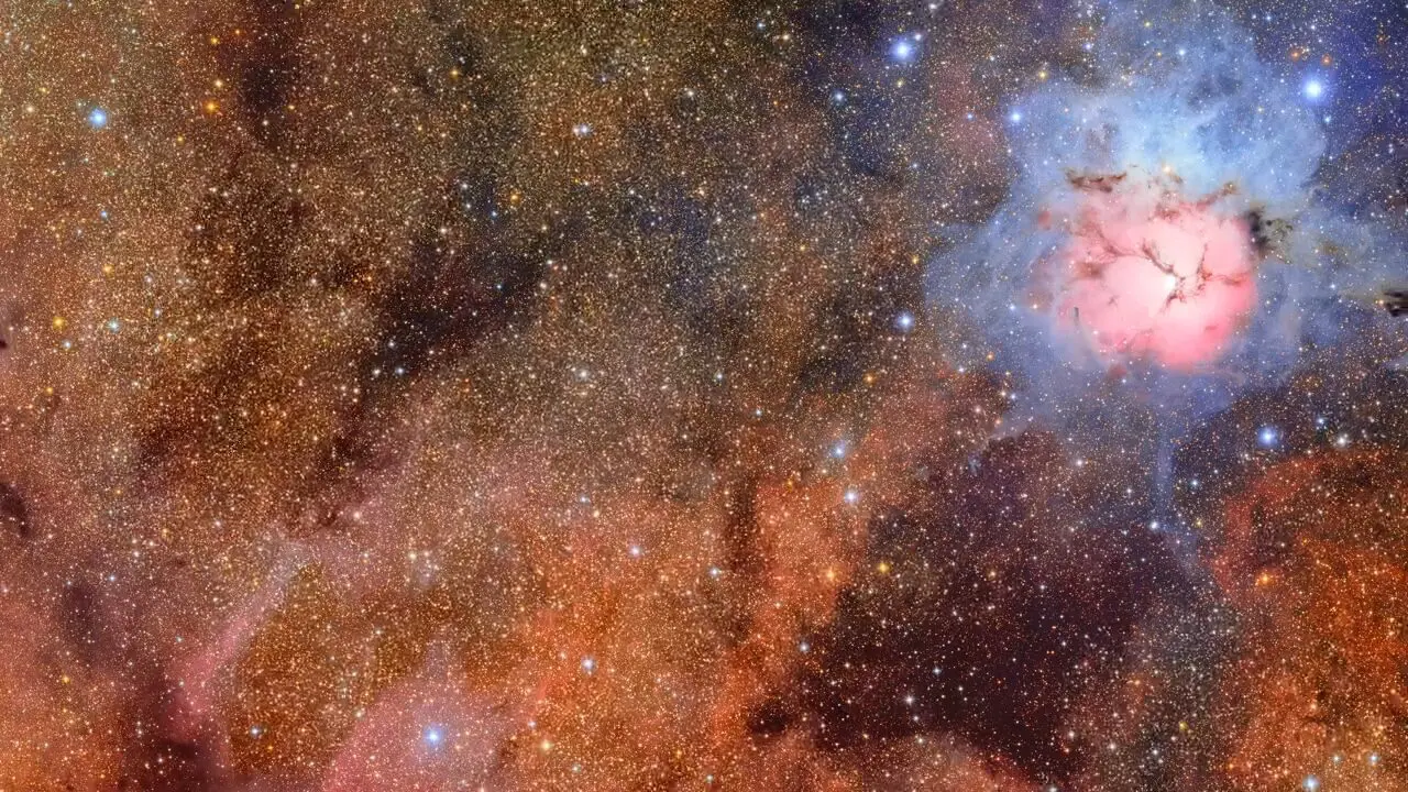 Imagem capturada pelo supertelescópio Vera Rubin.