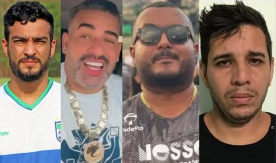 Da esquerda para direita: João Lennon, Agner Luiz Pereira, Rodrigo Leal e Jardel Pires. 