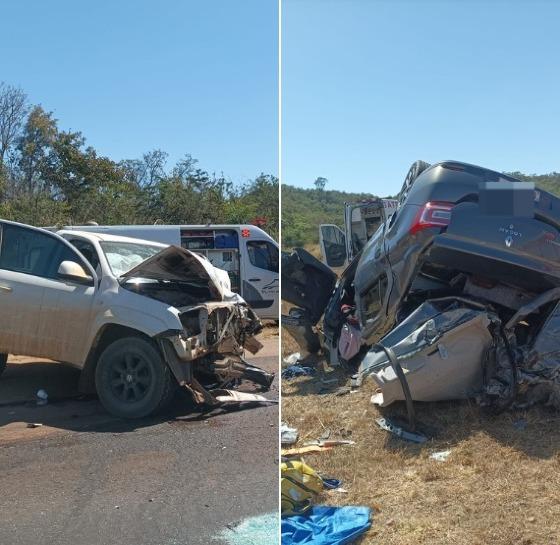 Duas pessoas morreram e três ficaram feridas.