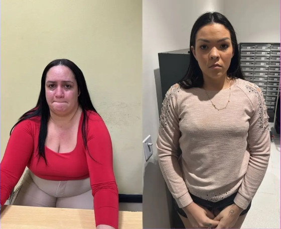 Priscila Moreira Janis, conhecida como “Mana Isa”, e Ingride Fontinelles Morais, conhecida como “Mulher do Bruchudo”