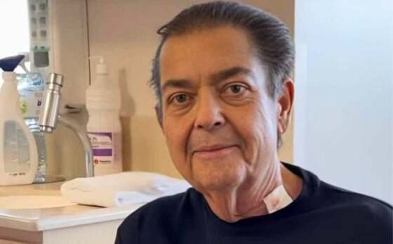 Fausto Silva, 75, foi submetido a transplante de fígado e a um retransplante renal.