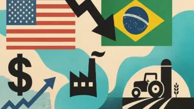 Com a proximidade da entrada em vigor das tarifas de 50% sobre o Brasil, governo federal estuda medidas de contingência.