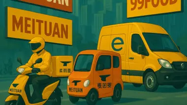 Empresas chinessas como Meituan e 99Food prometem acirrar concorrência entre aplicativos de delivery.