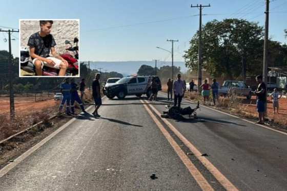 Kaique Borges de Souza morreu na MT-240, em Arenápolis