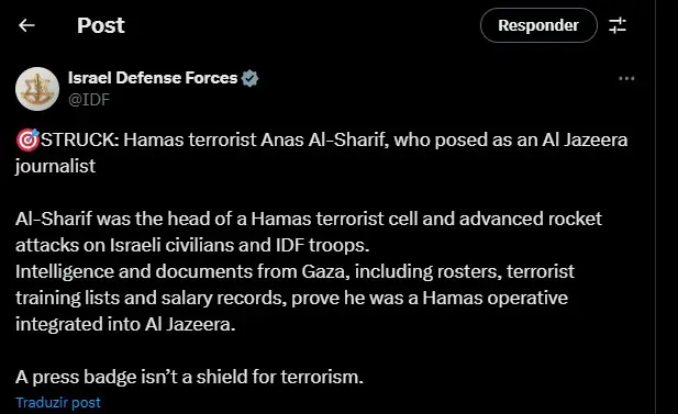 jornalista gaza israel