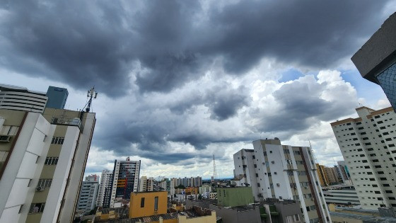 Temporais devem ser registrados nas próximas horas.