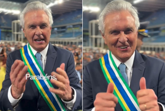 O governador de Goiás recebeu a medalha da Ordem Homens do Mato, a mais alta honraria concedida pela corporação.