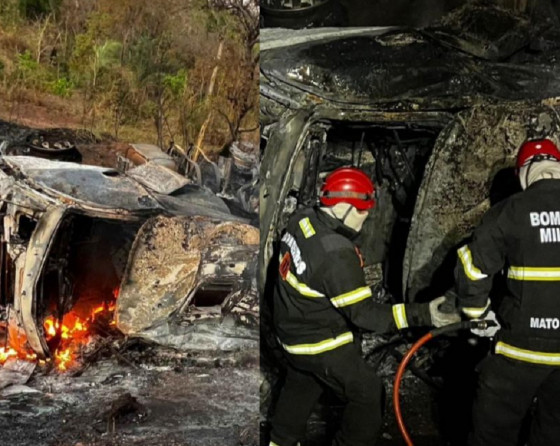 O acidente ocorreu por volta das 16h50, na região da Serra do Cacho