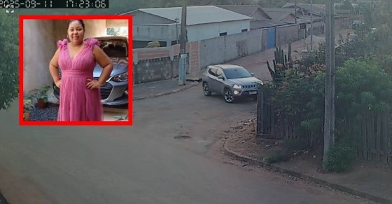 Câmeras de segurança registraram o momento do sequestro