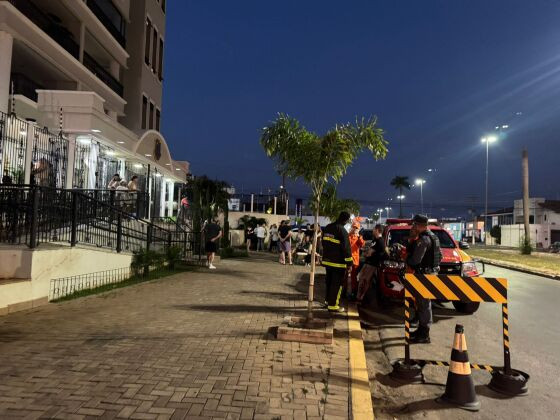 Prédio precisou ser evacuado.