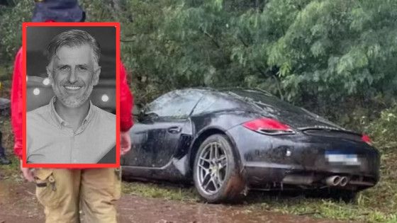 Jonas Stefanello perdeu o controle do veículo e saiu da pista.