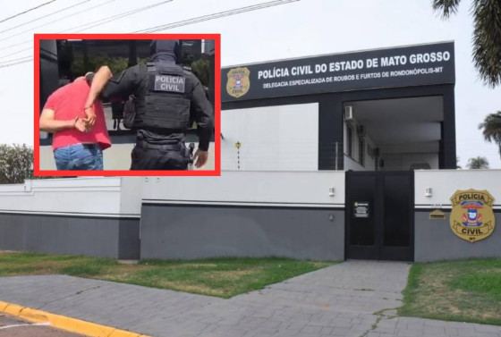 O golpista de 55 anos foi preso em Rondonópolis e é apontado como líder de uma facção.