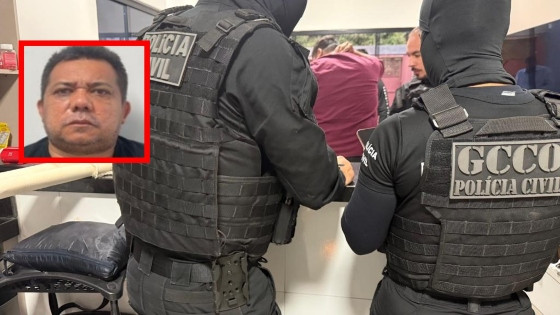 A prisão foi realizada pela Gerência de Combate ao Crime Organizado (GCCO) no âmbito da Operação Conductor