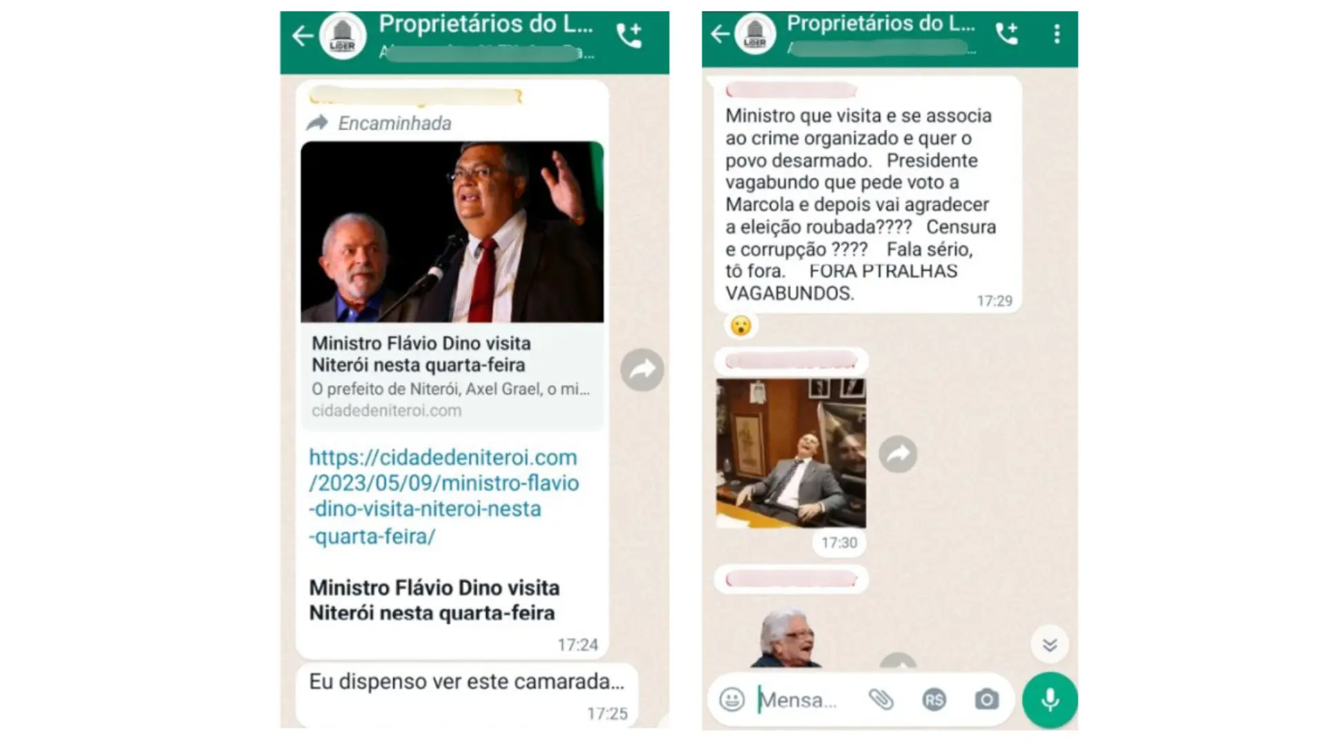 Flávio Dino processo whatsapp