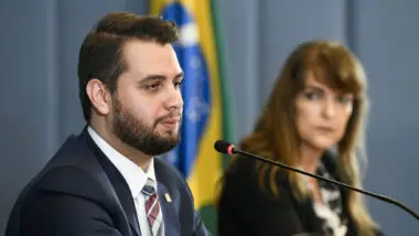 Filipe Martins, ex-assessor da Presidência da República para assuntos internacionais, na gestão do ex-presidente Jair Bolsonaro (PL).